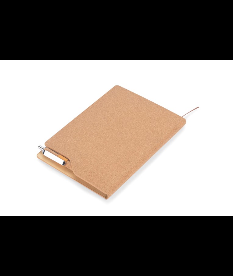 Cork notebook with pen TESSO A5