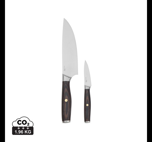 VINGA Tara RCS recycled steel chef's set