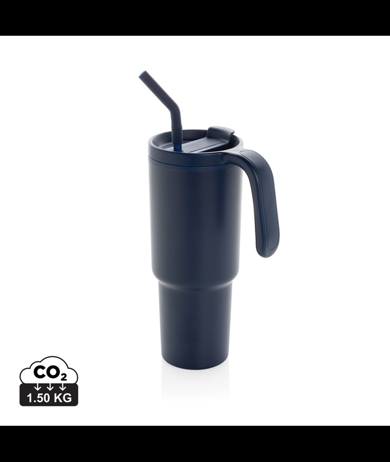 Graphic 360 RCS certified recycled steel tumbler 900ml