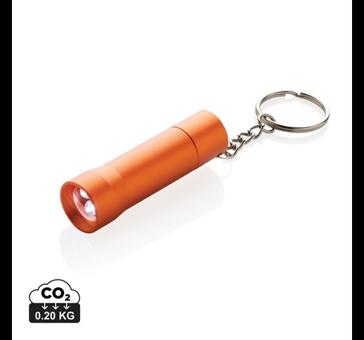 Flash RCS recycled aluminium keychain torch