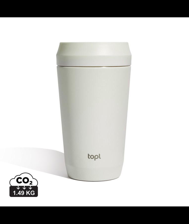 Topl Recycled Steel To Go Tumbler Patented 360 Lid 354ml