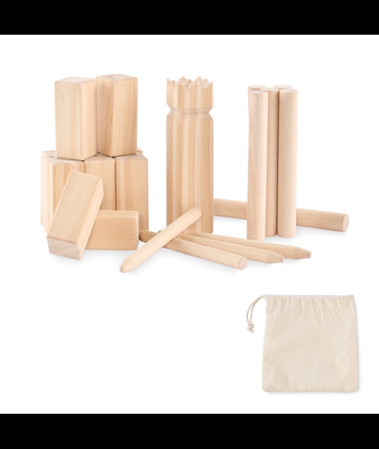 KING PETIT - Pinewood outdoor throwing game