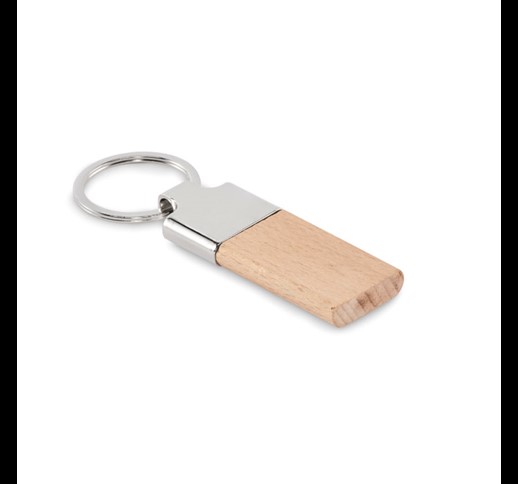 LLAVING - Key ring with rubber wood