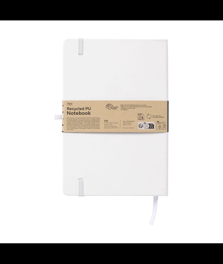 Recycled GRS PU Paper Notebook A5
