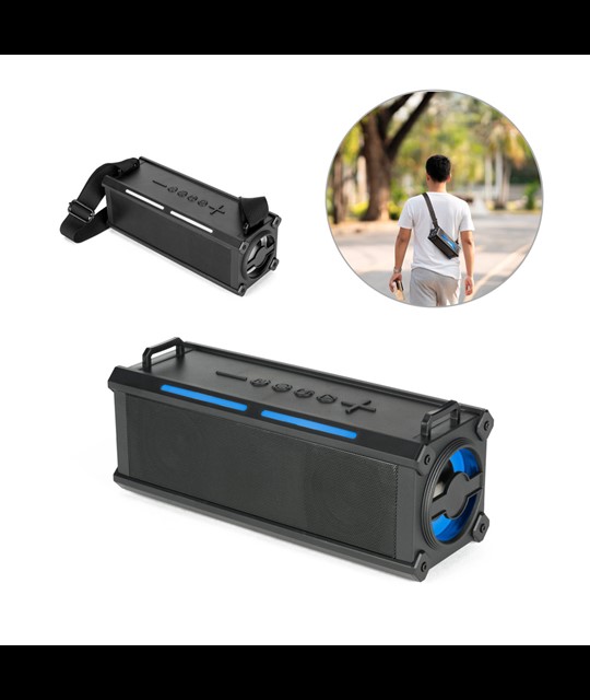 Timberlake. 16W portable speaker with 6h of battery life in ABS