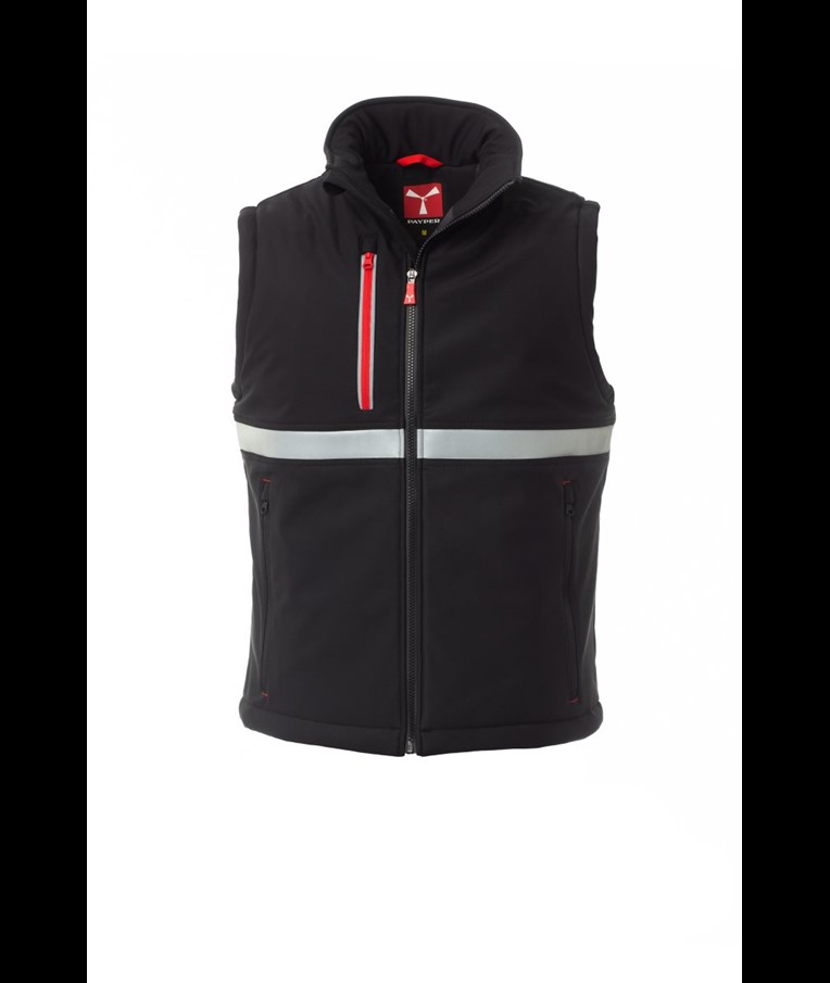 WISE PAD VEST Moški 3-slojni softshell jopič s toplim oblazinjenjem