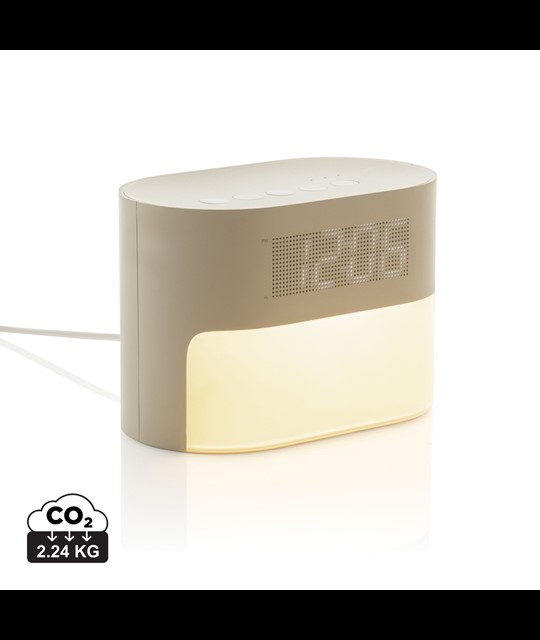LumaRise RCS reycled plastic white noise alarm clock