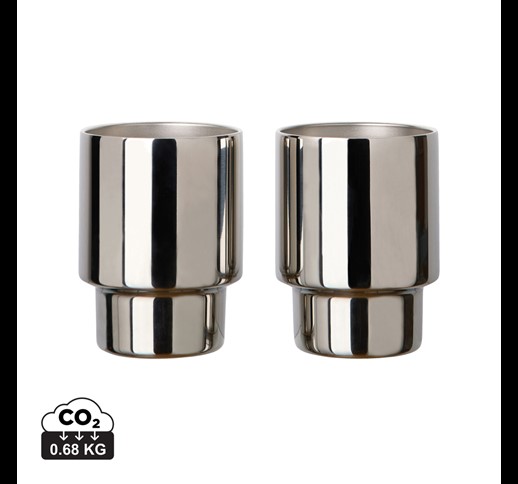 VINGA Nagano RCS  recycled SS mugs, set of 2