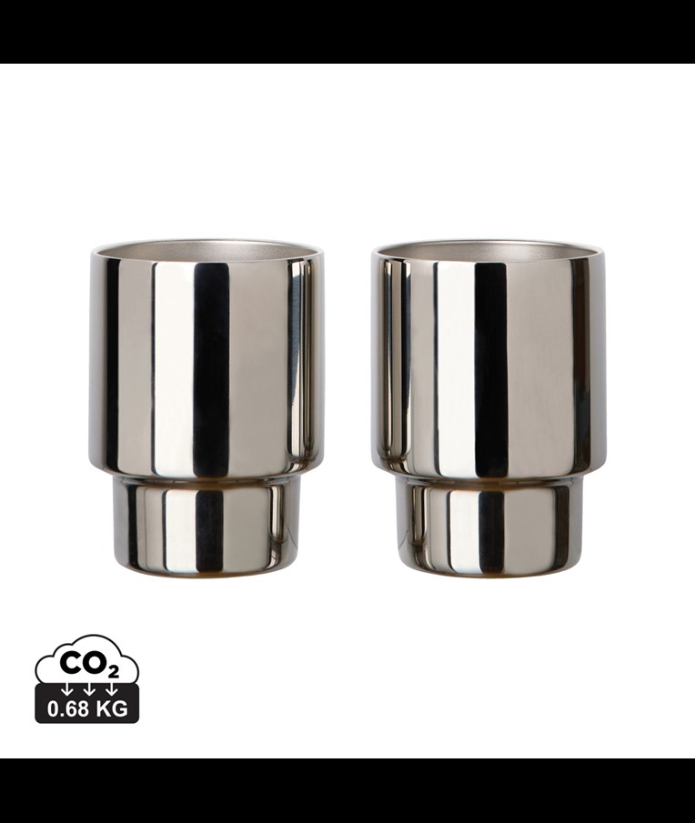 VINGA Nagano RCS  recycled SS mugs, set of 2