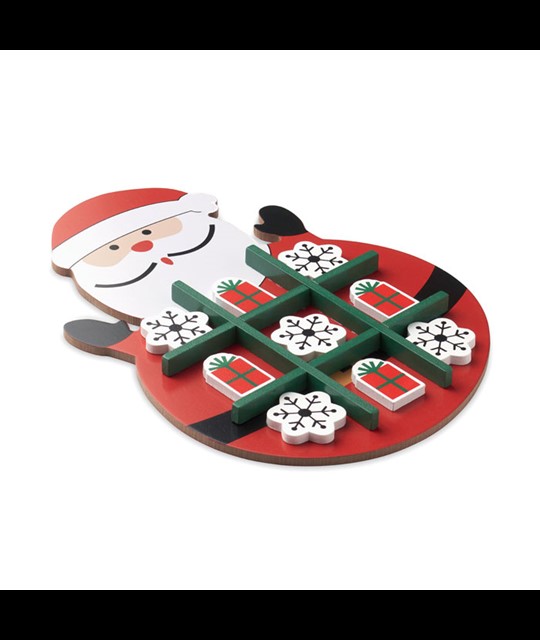 HOHOTOE - Christmas wooden tic tac toe