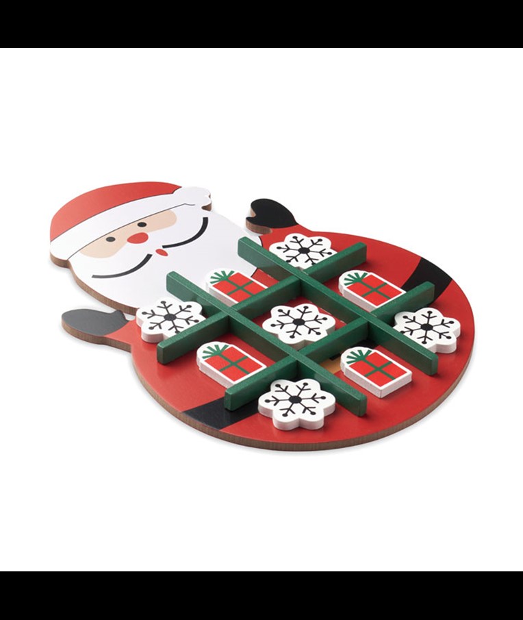 HOHOTOE - Christmas wooden tic tac toe