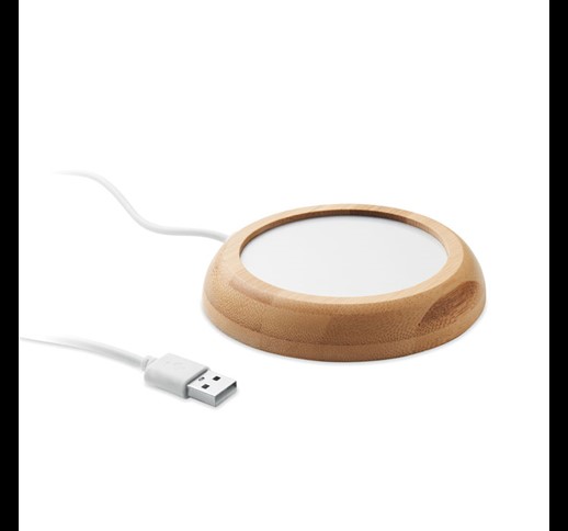 MUGLET - Bamboo mug warmer with USB