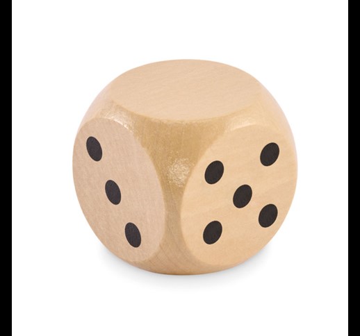 DADO - Schima wooden dice 5cm dia