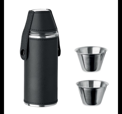COCOON - Hip flask with shot cups