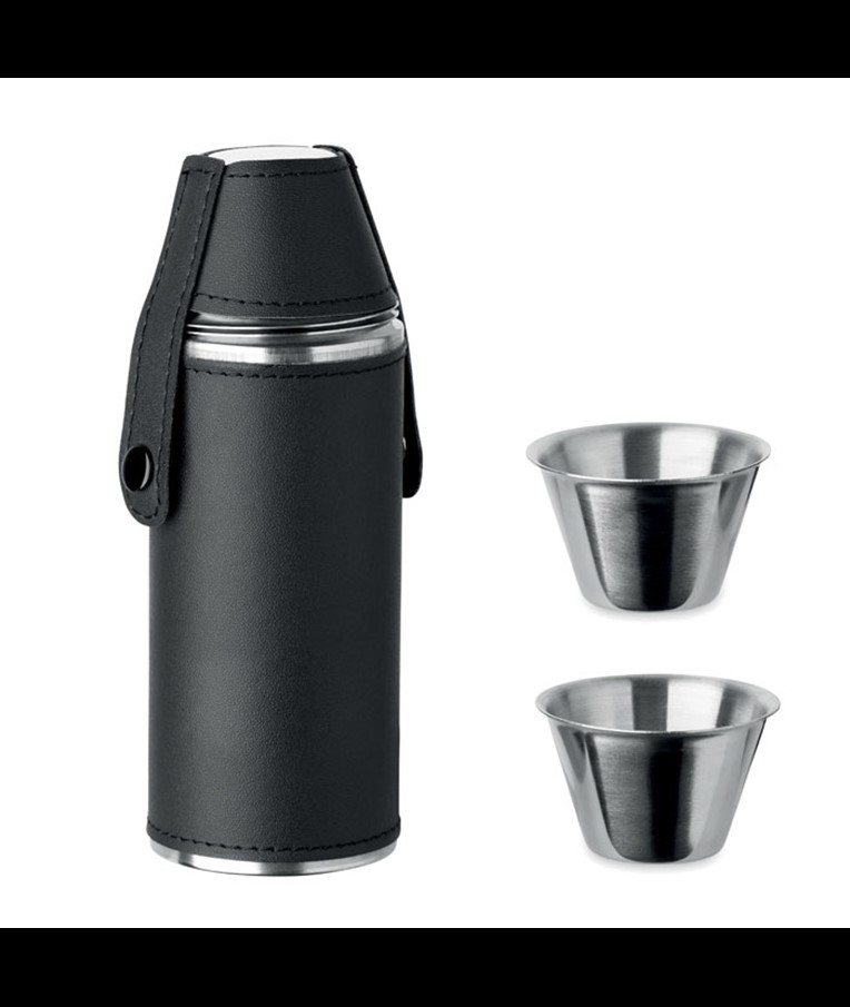 COCOON - Hip flask with shot cups