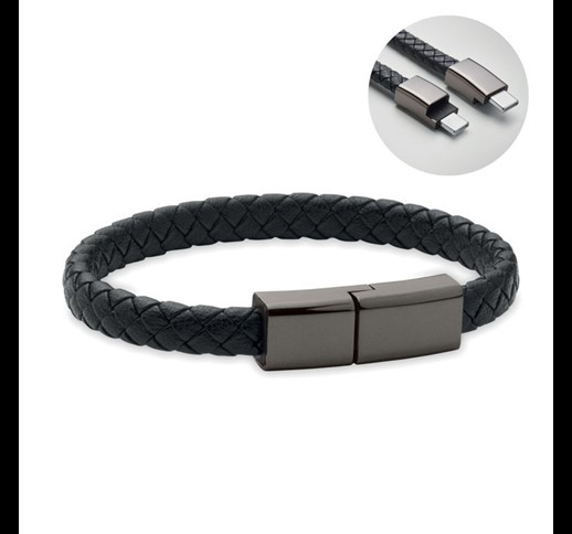 FAULETI CHARGE - Braided bracelet cable type-C