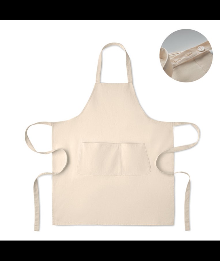 GAMMA COLOUR - Organic cotton apron 240 gr/m²