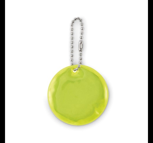 GRIN - Round reflective keyring