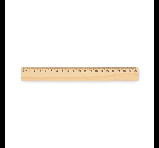 RULER20 - Wooden ruler 20cm