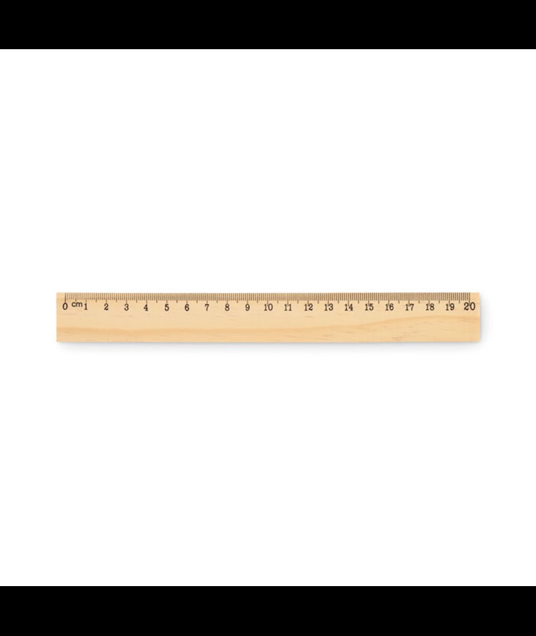 RULER20 - Wooden ruler 20cm