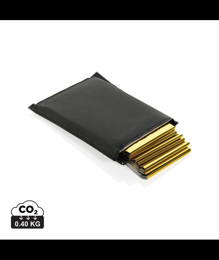 Odeja za nujne primere Solra v vrečki iz recikliranega RPET-a RCS