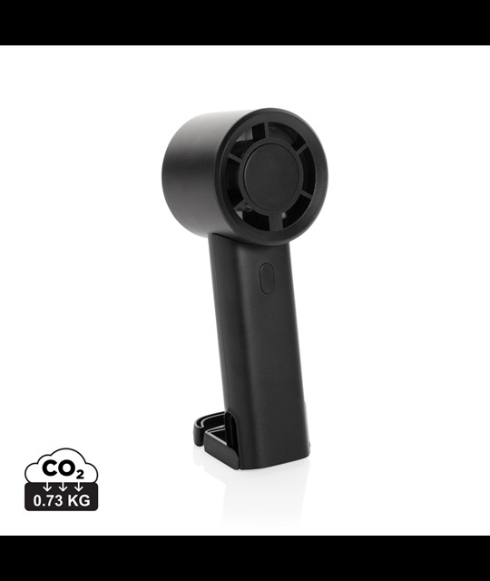 Twist RCS recycled plastic re-chargeable portable fan