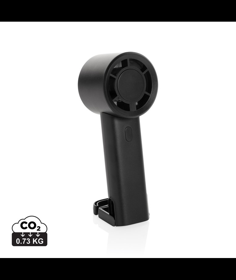 Prenosni ventilator iz reciklirane plastike Twist RCS, ki se lahko ponovno polni