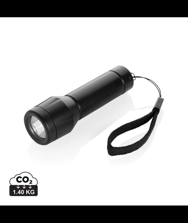 Flara RSC recycled plastic USB-rechargeable torch