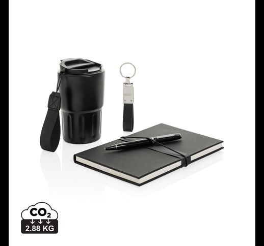 Swiss Peak RCS certified deluxe business gift set w/ tumbler