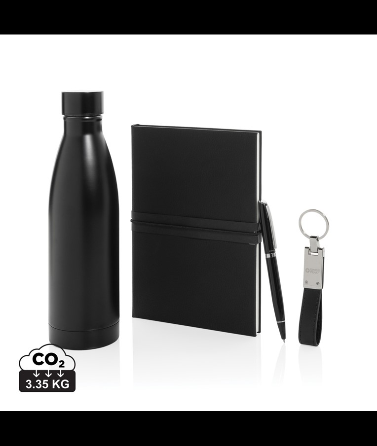 Swiss Peak RCS deluxe business gift set w/ water bottle